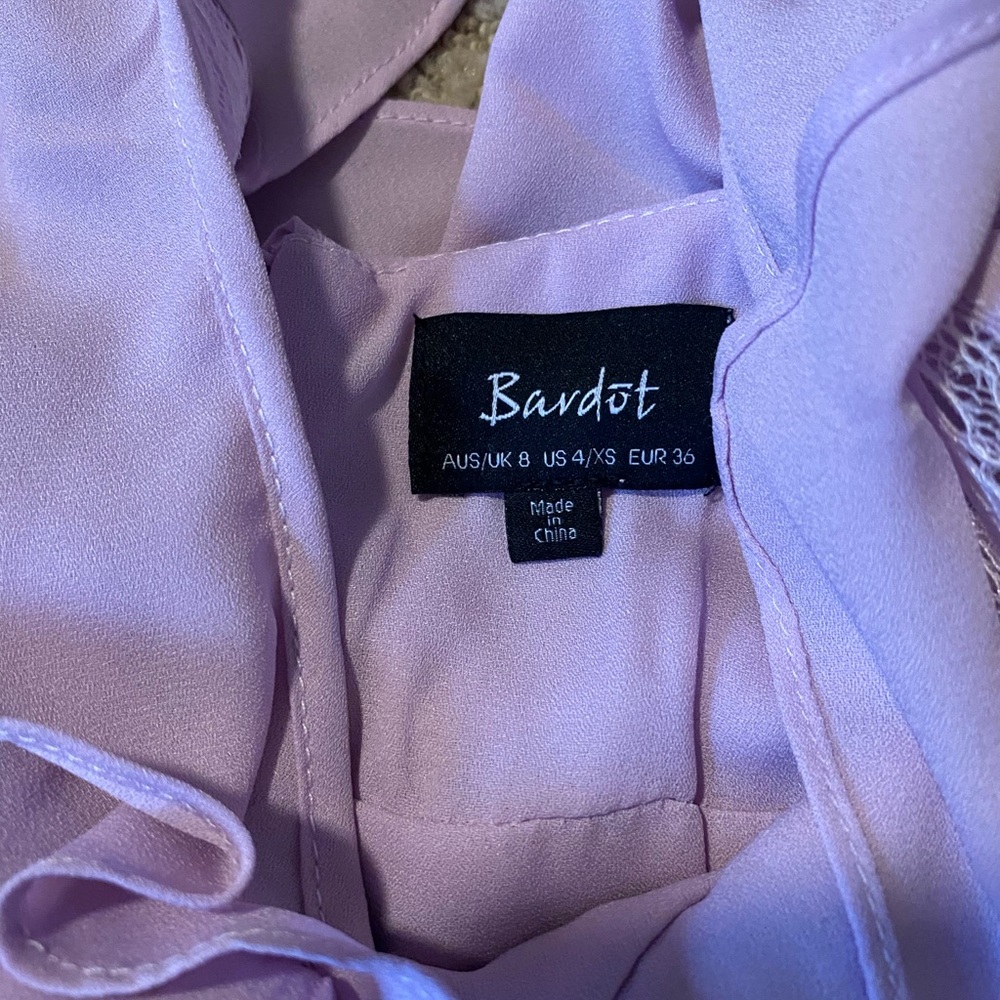 Bardot Revolve Babylon dress lilac purple - Picture 4 of 7
